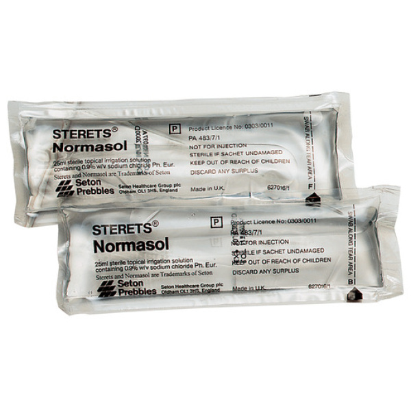 Normasol Saline Sachet NACL 25ml Per Pack of 25
