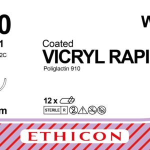Sutures Vicryl Rapide 5/0 75cm W9969 Pk 12