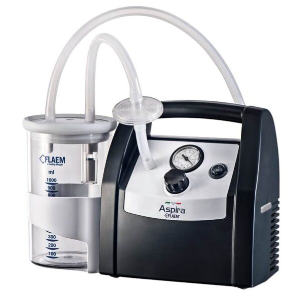 Aspira Aspirator, Midi Single Pump with Reusable Autoclavable Bottle