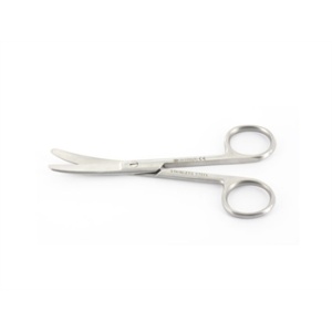 Scissors Curved Blunt/Blunt 11.5cm Reusable (1)