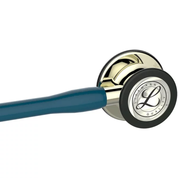 Littmann Cardiology IV Stethoscope - Carribean Blue With Champagne Chestpiece 6190 - Image 3