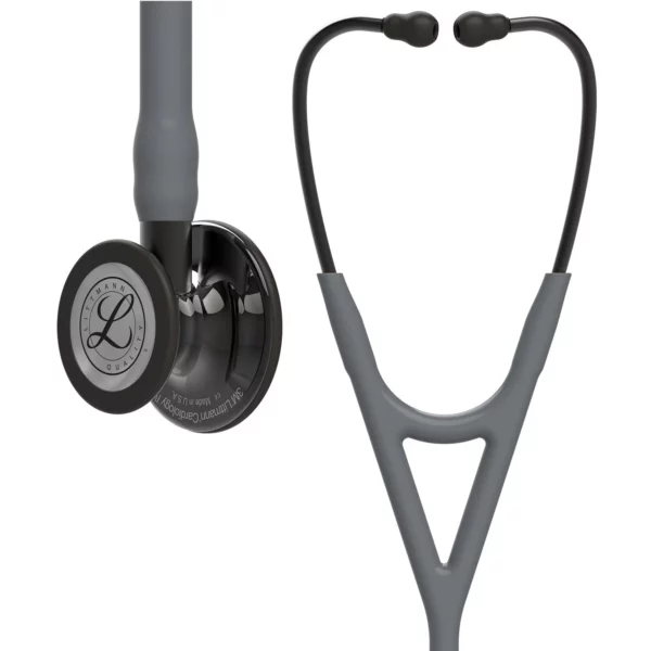 Littmann Cardiology IV Stethoscope - Grey With Smoke Chestpiece & Stern 6238