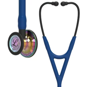 Littmann Cardiology IV Stethoscope - Navy Blue With Rainbow Chestpiece 6242