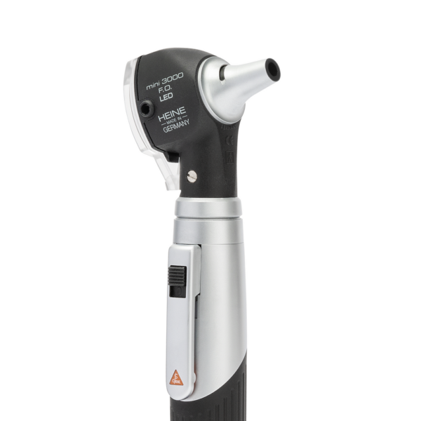 Heine Mini 3000 LED F.O Otoscope and Ophthalmoscope 2.5V Diagnostic Set (2 Battery Handles and Batteries) - Image 2