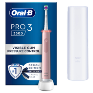 Oral-B PRO 3 3D White Pink + Travel case