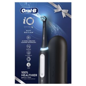 Oral-B iO4 Matte Black (+Travel Case +Refill Holder)