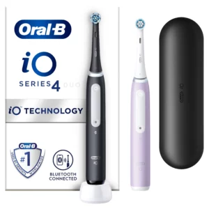 Oral-B iO4 Matte Black & Lavender (Duo Pack)