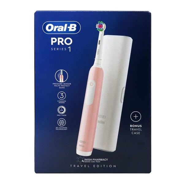 Oral-B PRO 1 Pink + Travel case