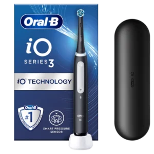 Oral-B iO3 Matt Black Electric Toothbrush (+Travel Case)