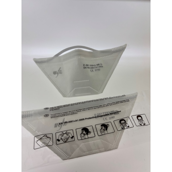 FFP2 Fold Flat Respirator Masks - Multiple Pack Sizes - Image 2