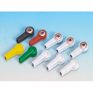 ECG Adapter for Single Use Electrodes (10) (6 White, 1 Yellow, 1 Green, 1 Red and 1 Black)