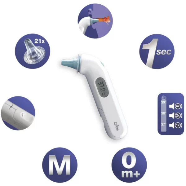 Braun IRT3030 ThermoScan 3 Infrared Ear Thermometer - Image 3