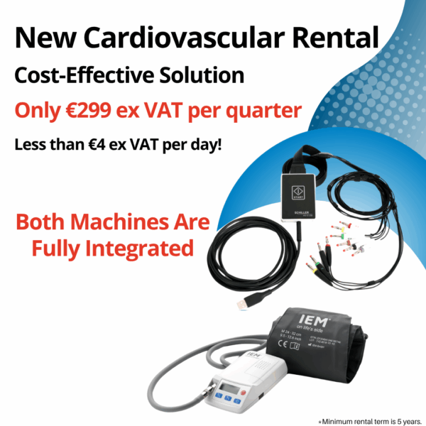 New Cardiovascular Quarterly Rental - ECG & ABPM - Both Machines Are Fully Integrated