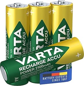 Varta 5719 rechargable AA Battery 2600mAh (4)