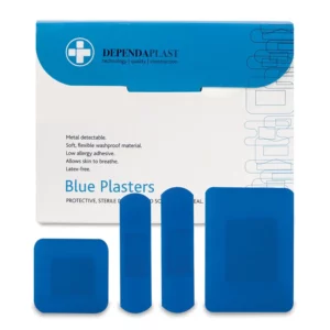 Dependaplast Blue Food Area Plasters - Assorted 100