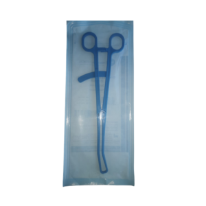 Single Use Vulsellum (5) Forceps. Singly Packed. Disposable Plastic.