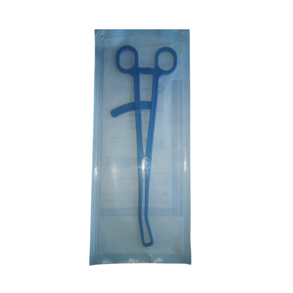 Single Use Vulsellum (5) Forceps. Singly Packed. Disposable Plastic.