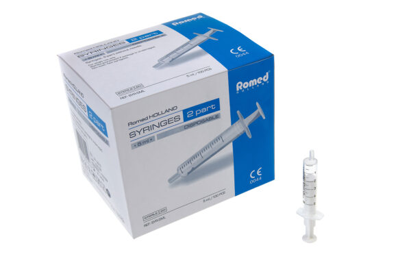 Romed 2-Part Syringes 5ml, SYR-5ML