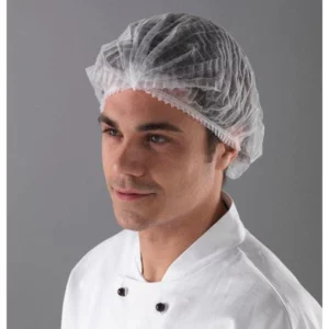 Mop Caps X 100 - White Pleated