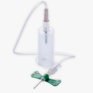 BD Vacutainer 21G 0.75 inch (3/4 inch) Push Button Blood Collection Set with 12 Inch tubing and Luer Adaptor (1X50)