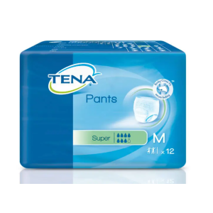12 x Tena Pants Super – Medium 80 – 110 cm