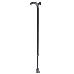 Servocare Anatomical Walking Stick With Padded Handle Black (Left Handed) (1)