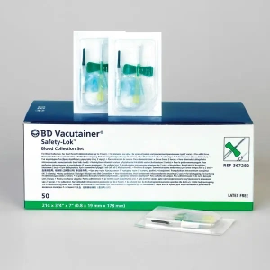 BD Vacutainer Safety Lok Blood Set 23g x 7″ Tubing  (1)