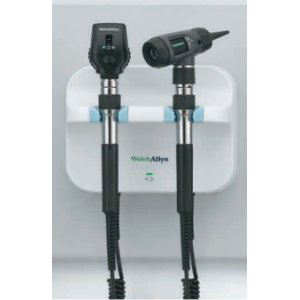 Welch Allyn Elite LED GS 777 Wall system Otoscope and Coaxial Opthalmoscope Set