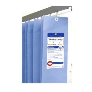 Anit-Bacterial Disposable Curtains Universal 4.2m x 1.95m Blue (1)