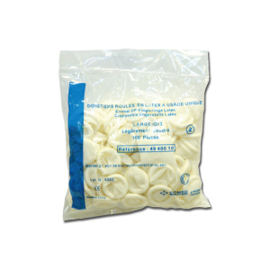 1000 x Latex Finger Cots – Large