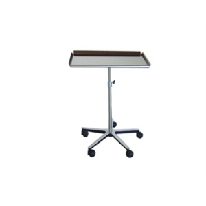 Mayo Table - 5 Spoke s/s Tray With Castors (1)