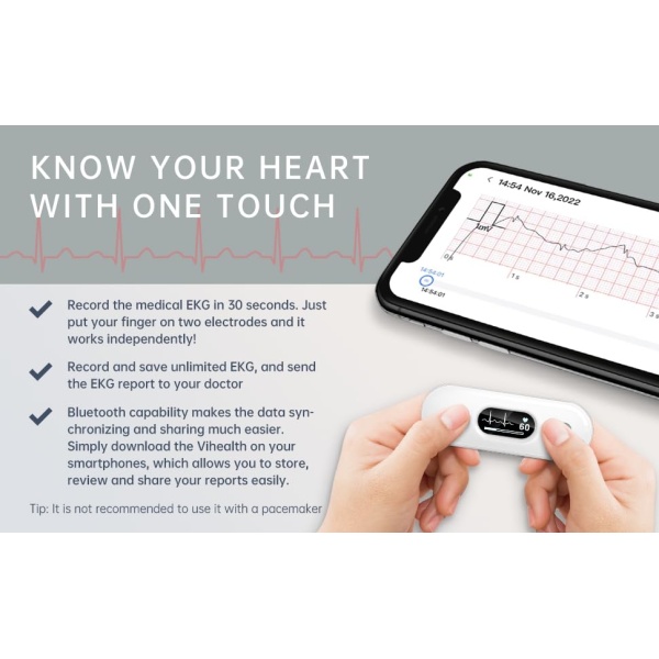 Duoek S Hand-Held Portable ECG Monitor - Image 3