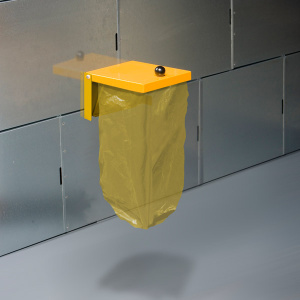 Waste Bin - Wall Mounted Sackholder Yellow (1)