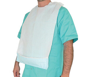 Patient Bib With Pocket (White) 37*67cm 1X600 (6X100)
