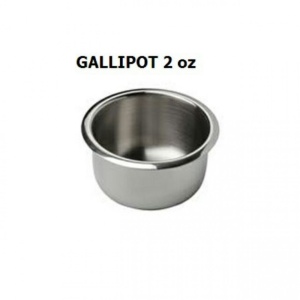 Stainless Steel Gallipot 1oz. (1)