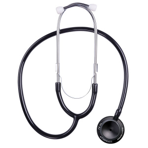 Luxascope Sonus Adult Flex Stethoscope Black Stainless Steel For Disposable Diaphragm  (1)