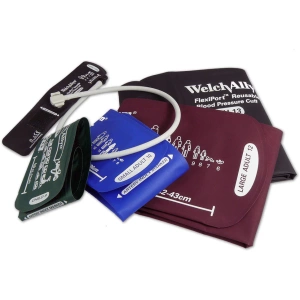 BP Cuff Welch Allyn Adult Size 11 2 Tubes 24 x 34cm (2 Tube) FlexiPort Reusable Tri-Purpose (1)