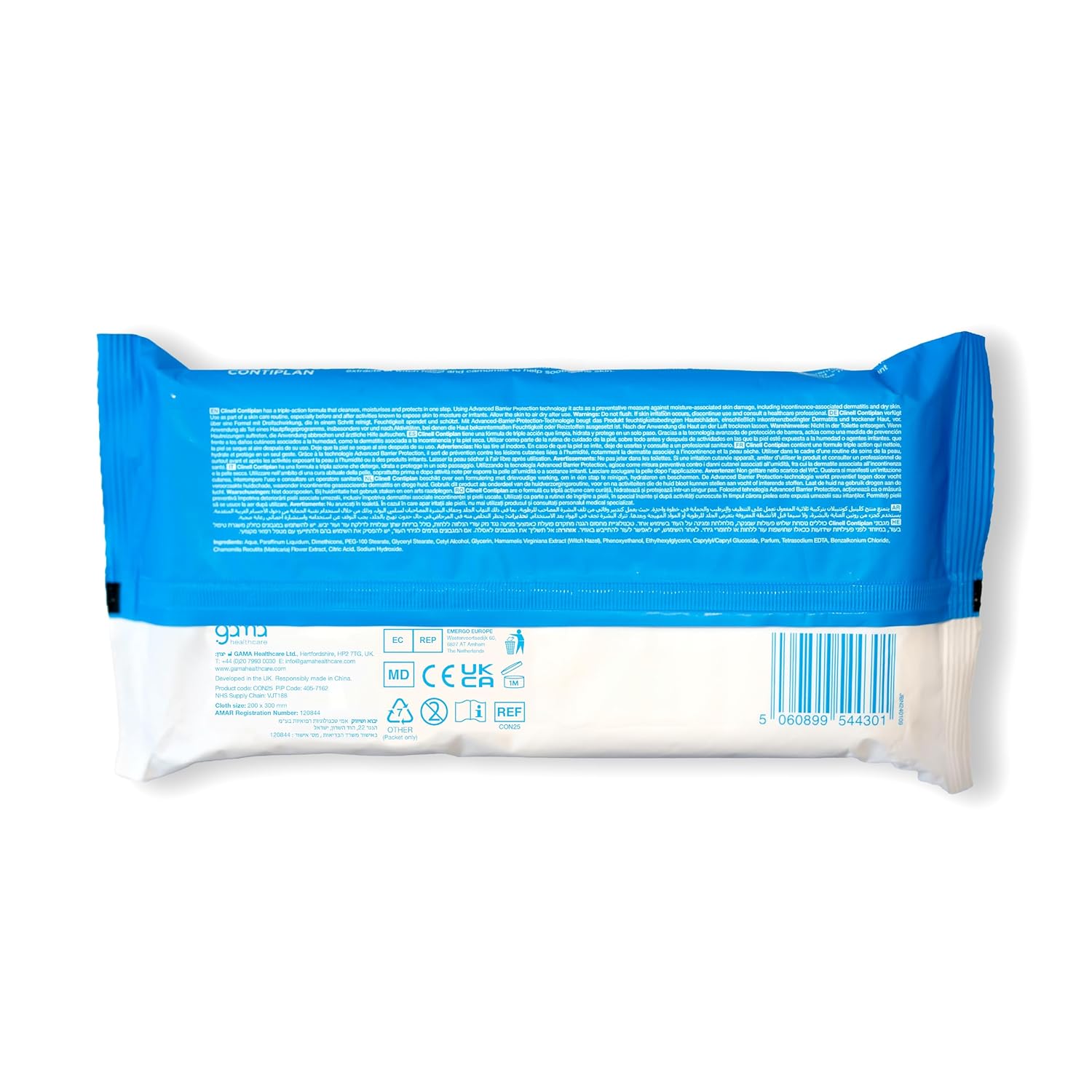 Clinell Contiplan, 3-in-1 (x25) Wipes - Image 4