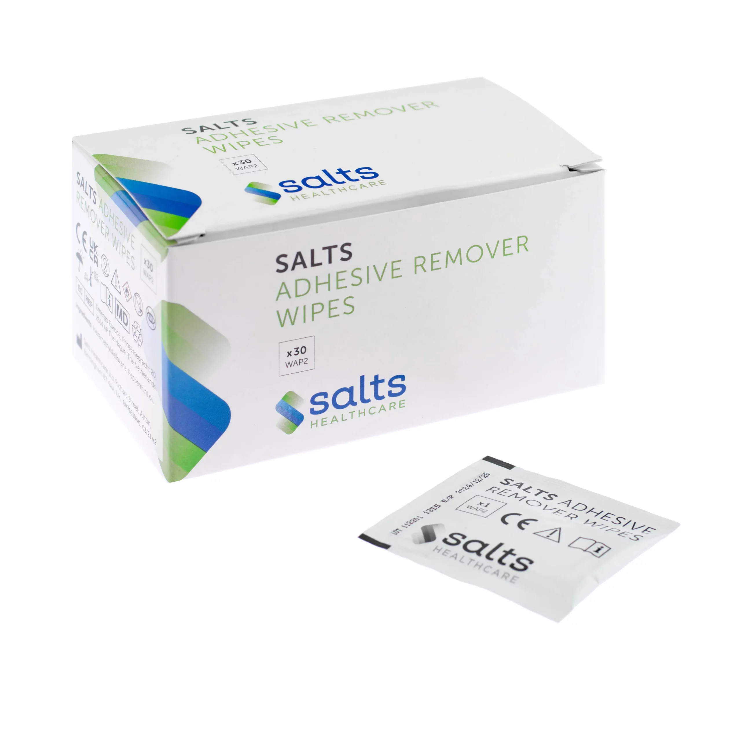 Salts Adhesive Remover Wipes (30 wipes)