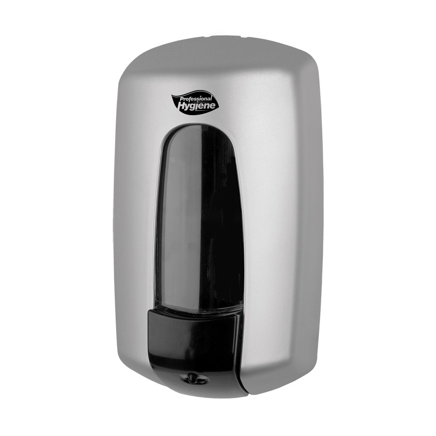 Refillable Soap Dispenser - Silver 1 Litre