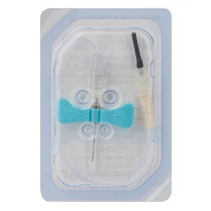 BD Vacutainer® Push Button Blood Collection Set 23g, 19mm, 0.6mm Light Blue With Luer Adapter, Tubing Lenght 305mm (50)