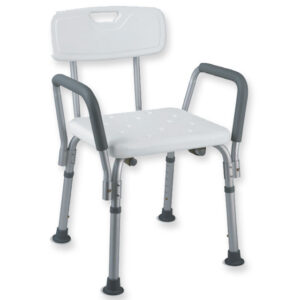 Shower Chair with Backrest and Armrest – Load 100kg