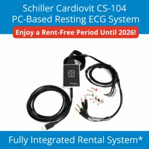 Schiller Cardiovit CS-104 PC Based Resting ECG System – Quarterly Rental